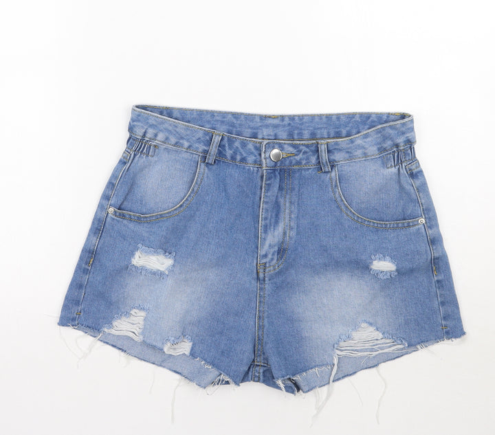 Preworn Womens Blue Hot Pants Shorts Size M