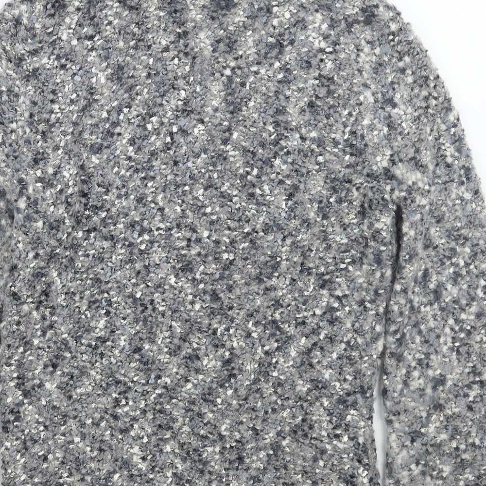 Per Una Womens Grey   Cardigan Jumper Size M