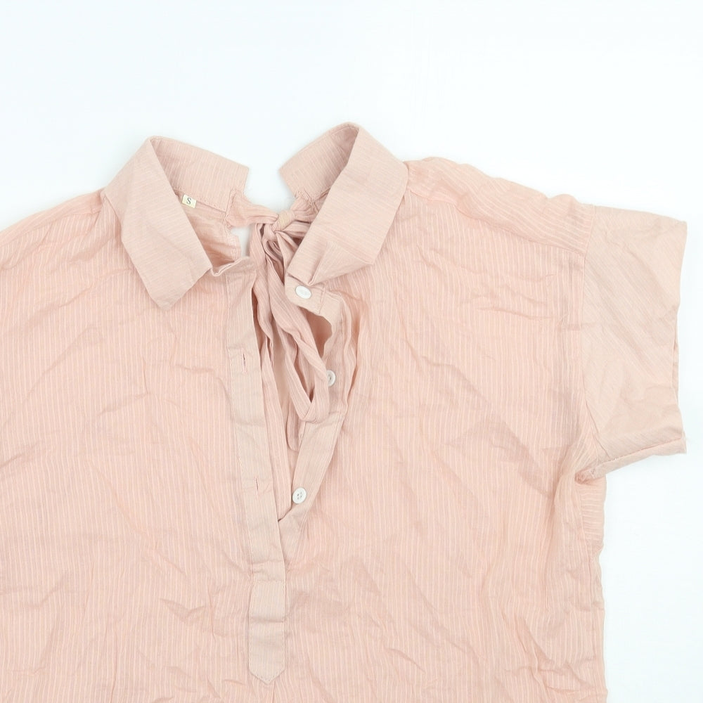 Preworn Womens Pink   Basic Blouse Size S