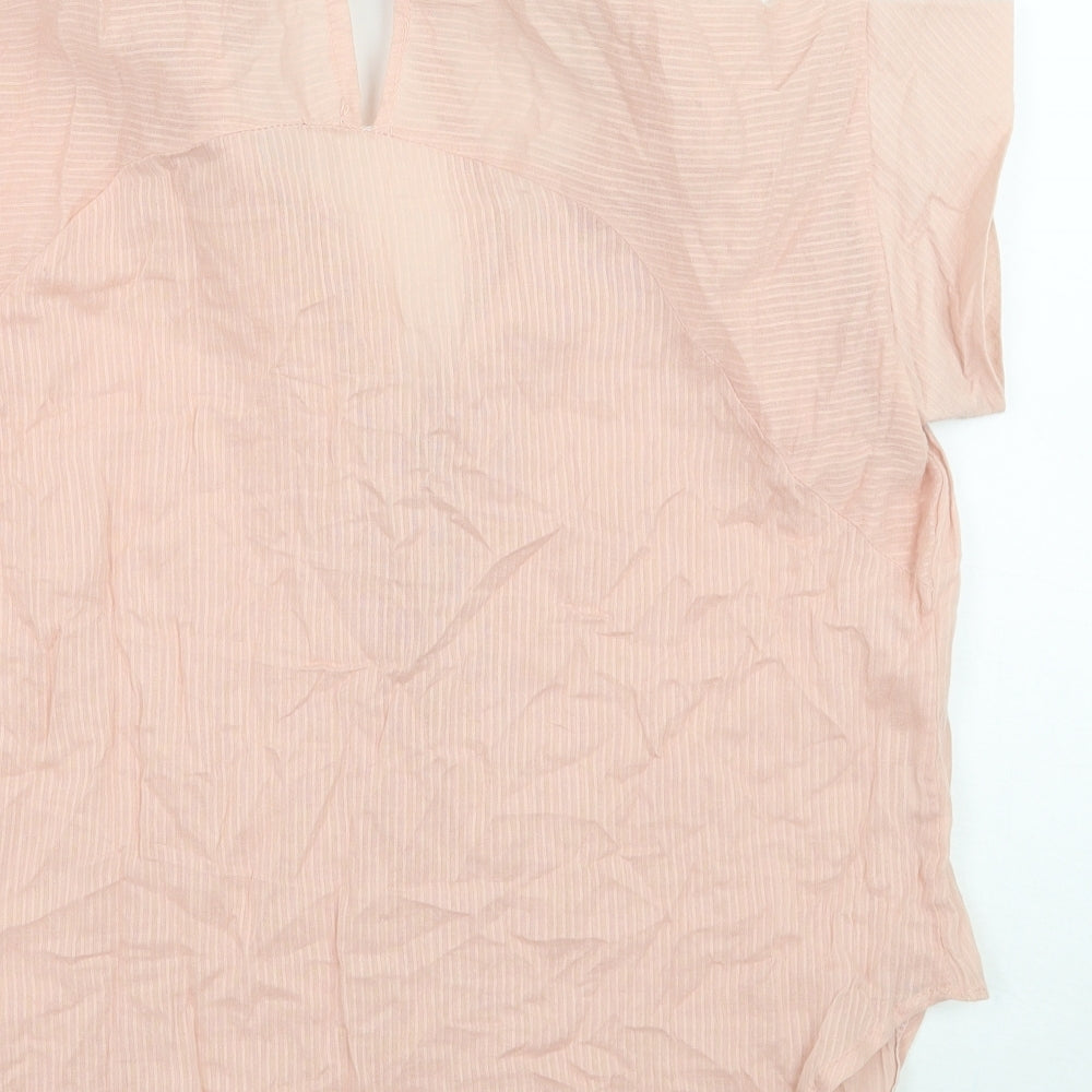 Preworn Womens Pink   Basic Blouse Size S