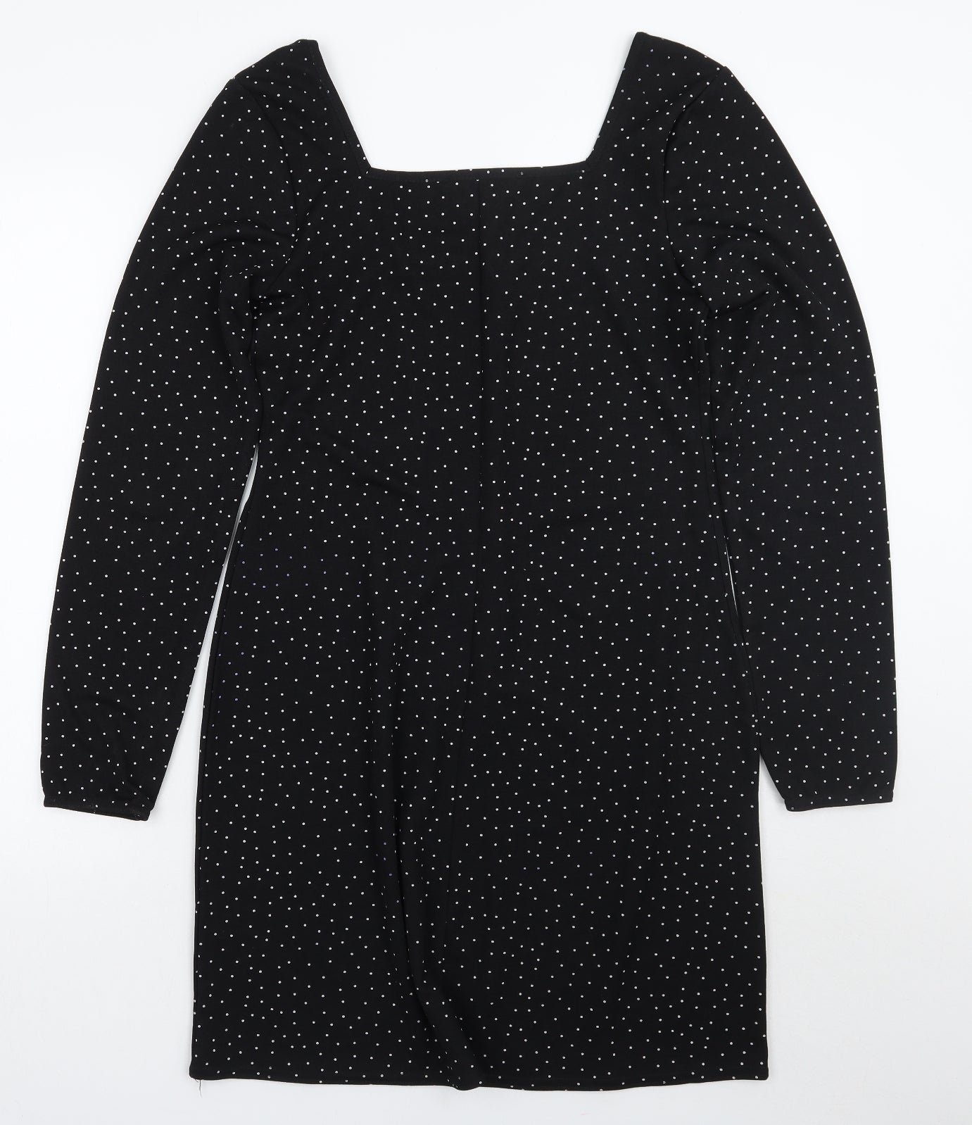 Very Womens Black Polka Dot  A-Line  Size 10