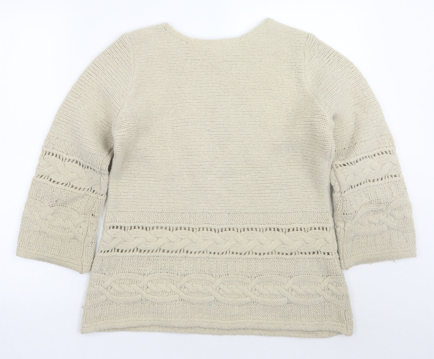 Per Una Womens Beige   Pullover Jumper Size M