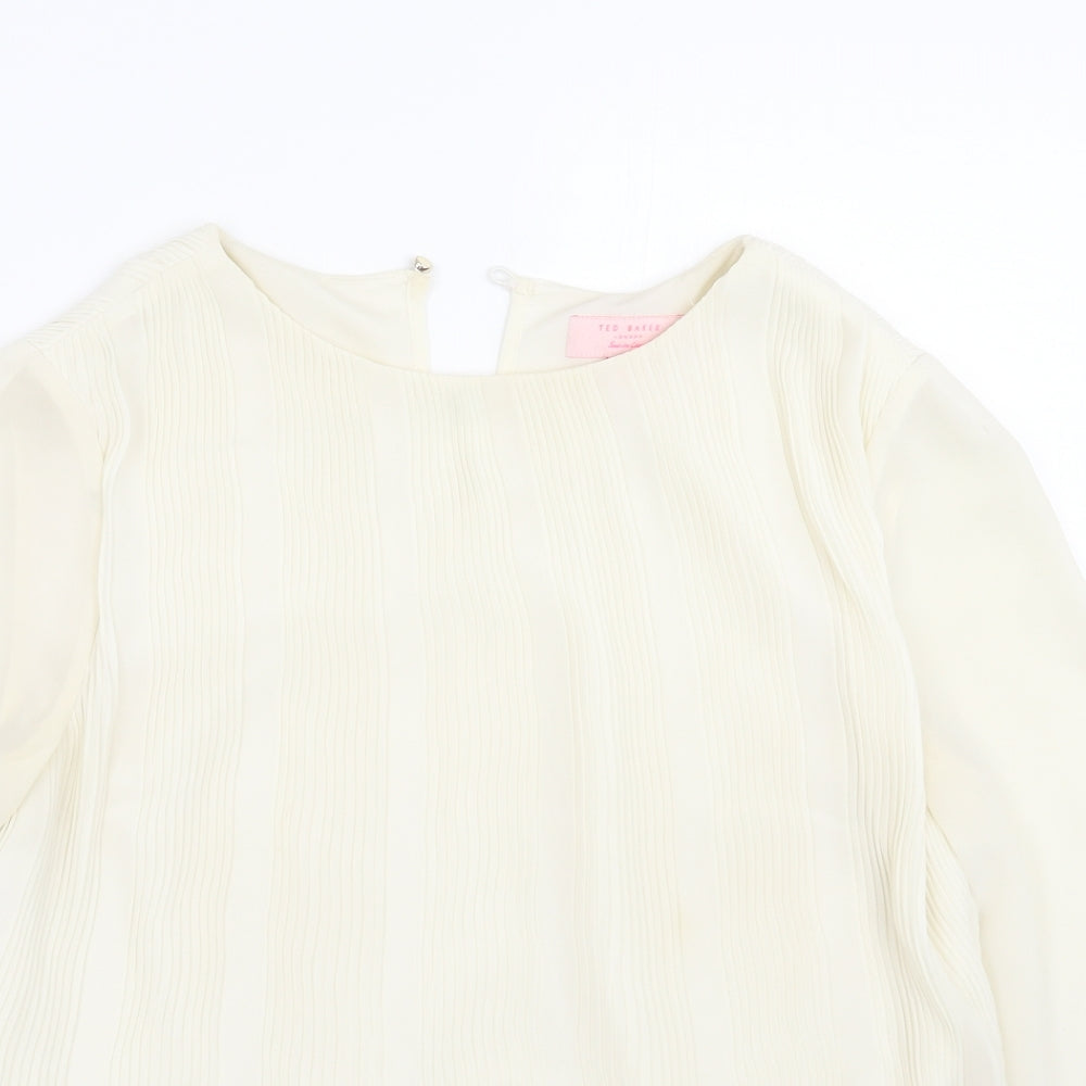Ted Baker Womens Ivory   Basic Blouse Size XS