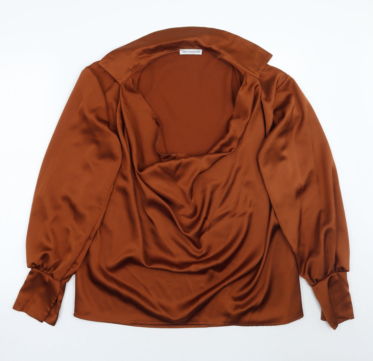 Preworn Womens Brown   Basic Blouse Size L