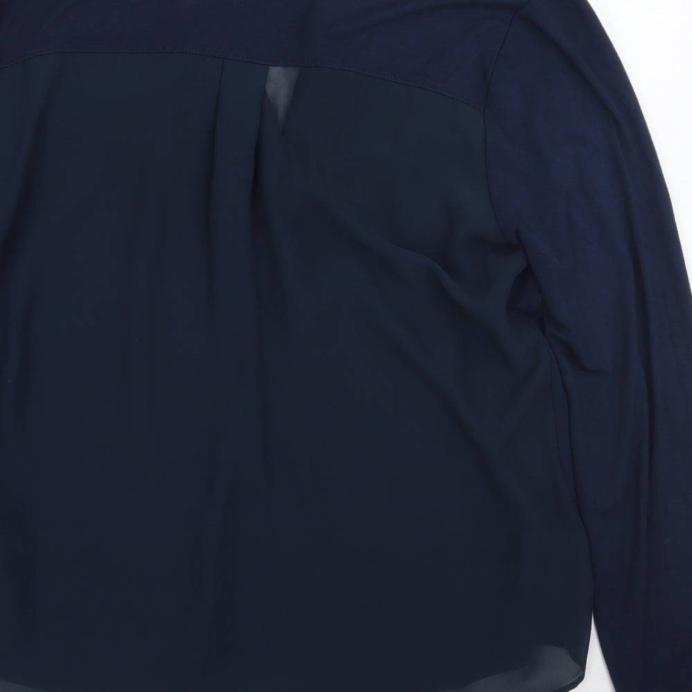 Karen Millen Womens Blue   Basic Blouse Size 12