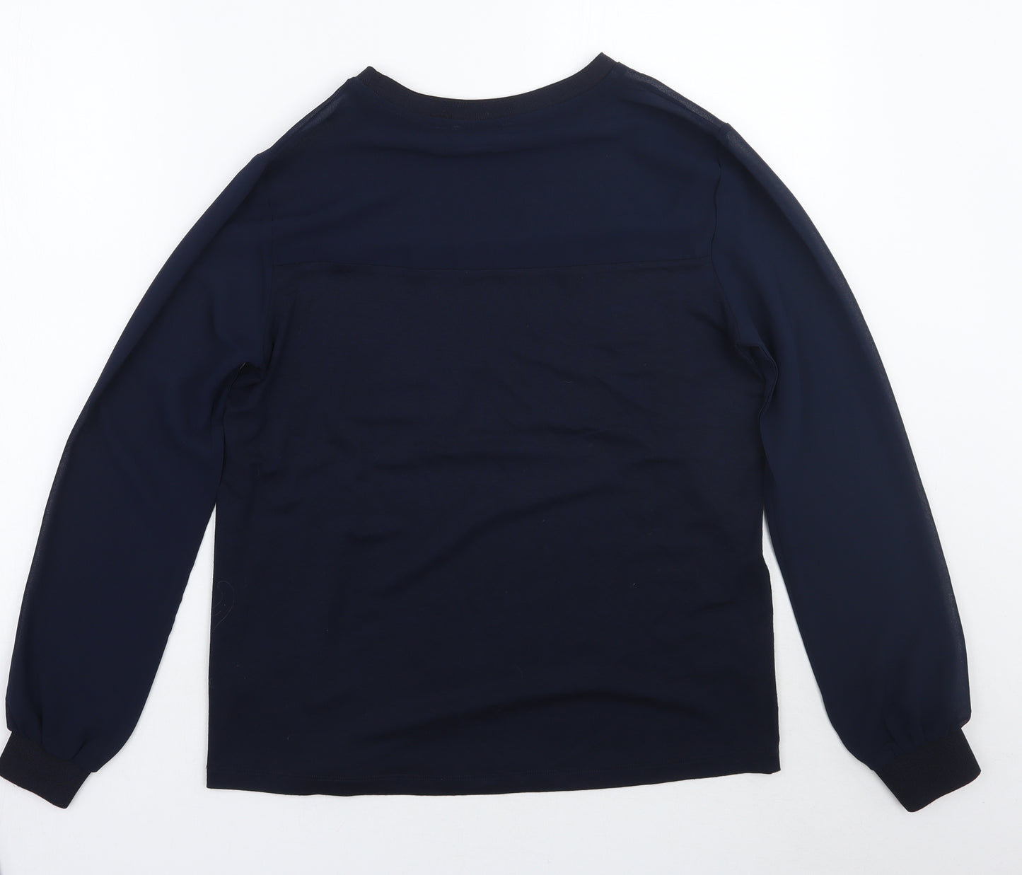 Warehouse Womens Blue   Basic Blouse Size 12