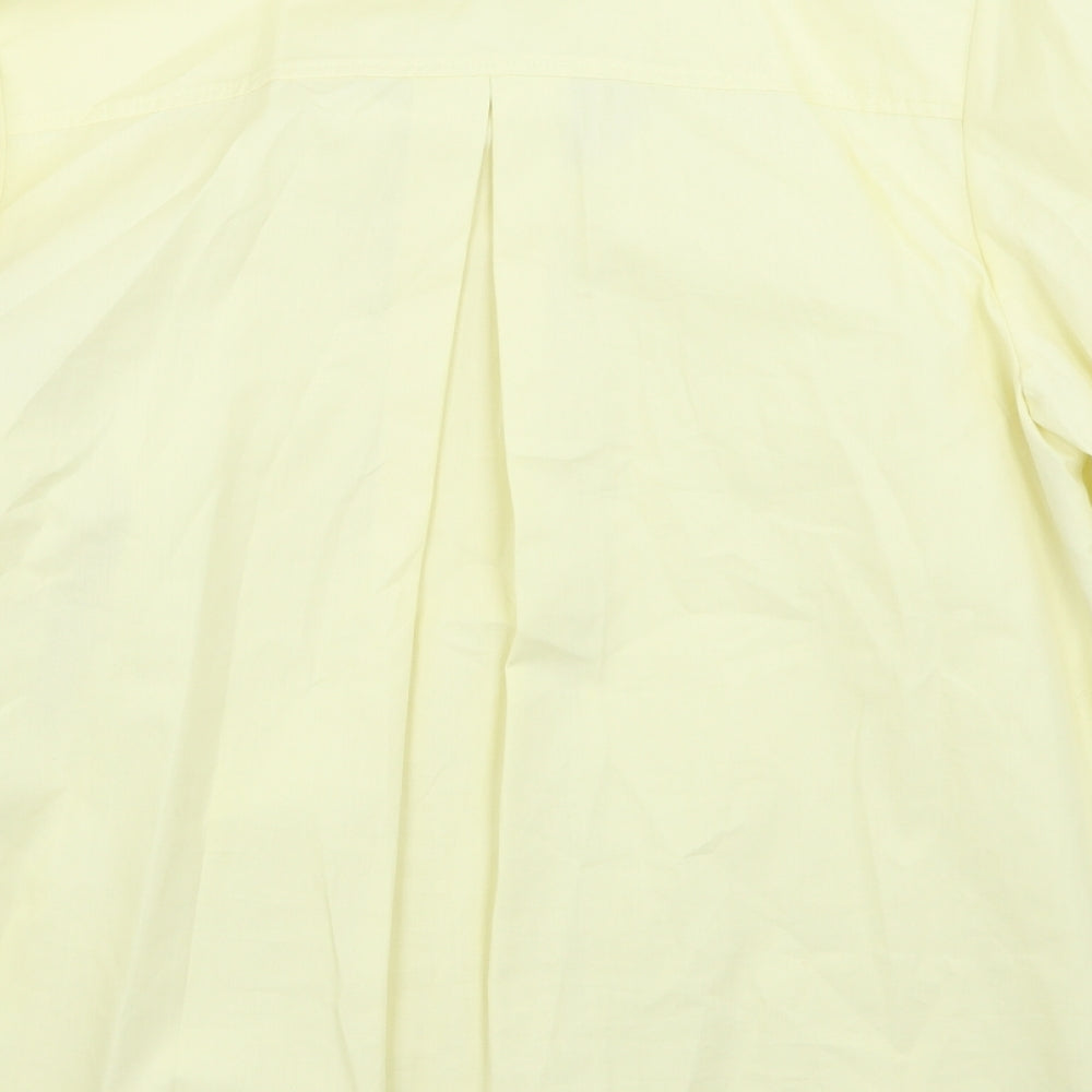 Mint Velvet Womens Yellow   Basic Button-Up Size 12