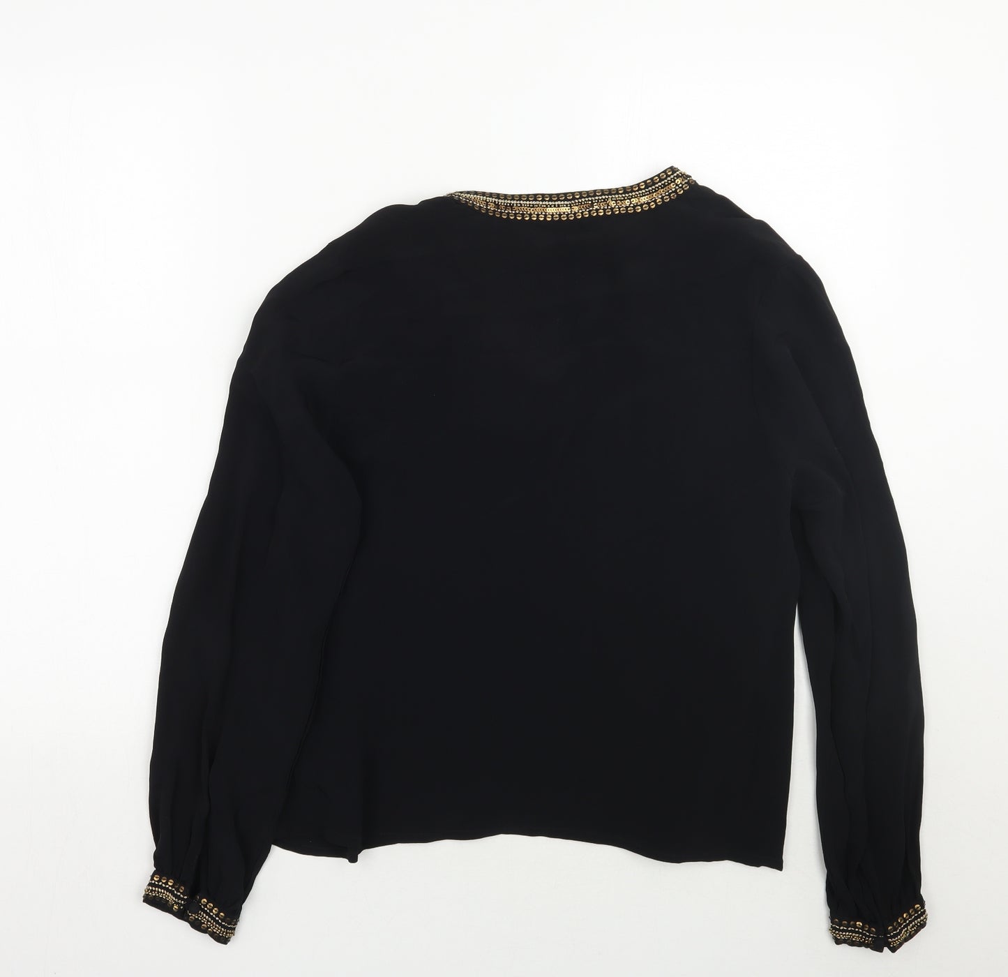 Monsoon Womens Black   Basic Blouse Size 10