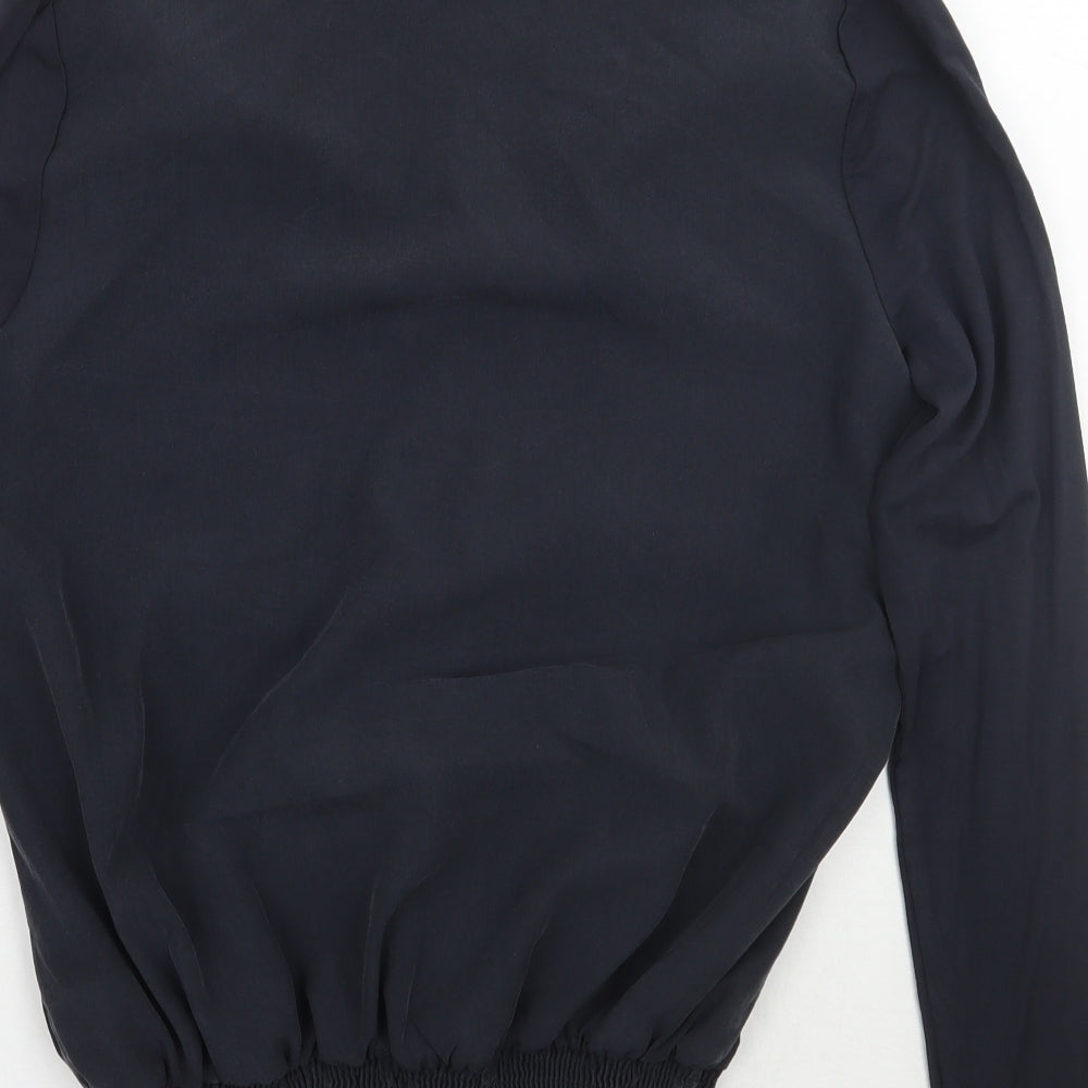 Mint Velvet Womens Grey   Basic Blouse Size 10