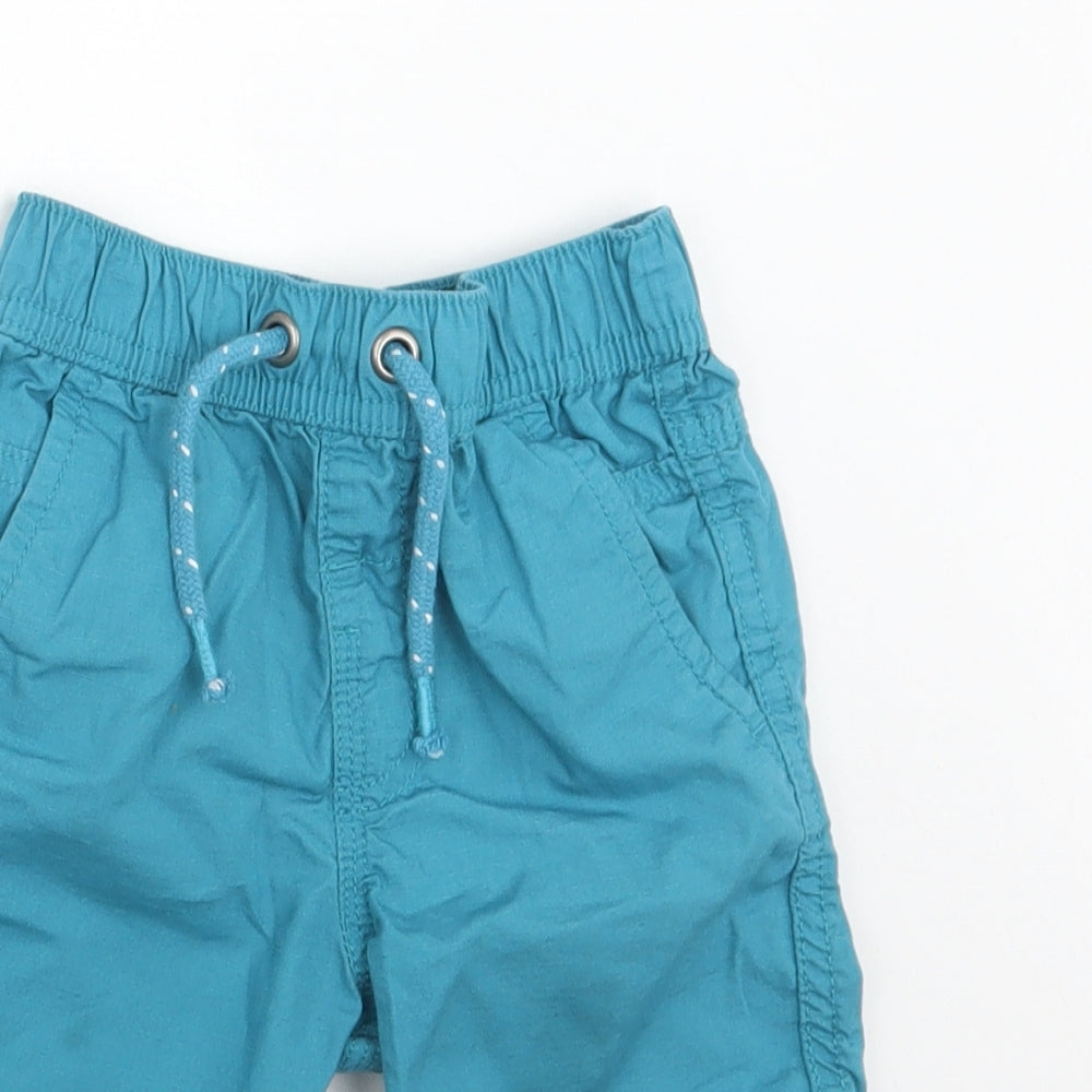 M&Co Boys Blue   Cropped Trousers Size 18-24 Months