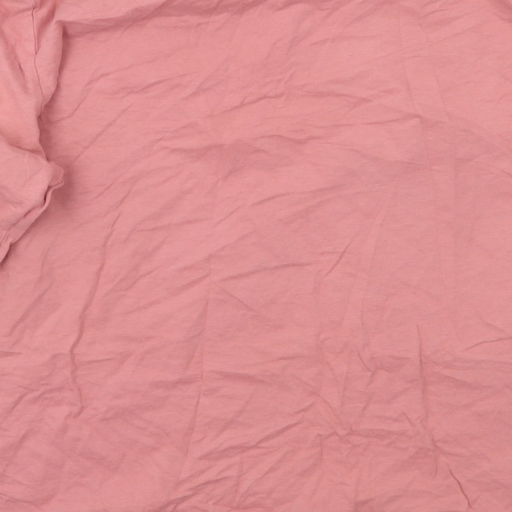 NEXT Womens Pink Geometric  Basic T-Shirt Size L