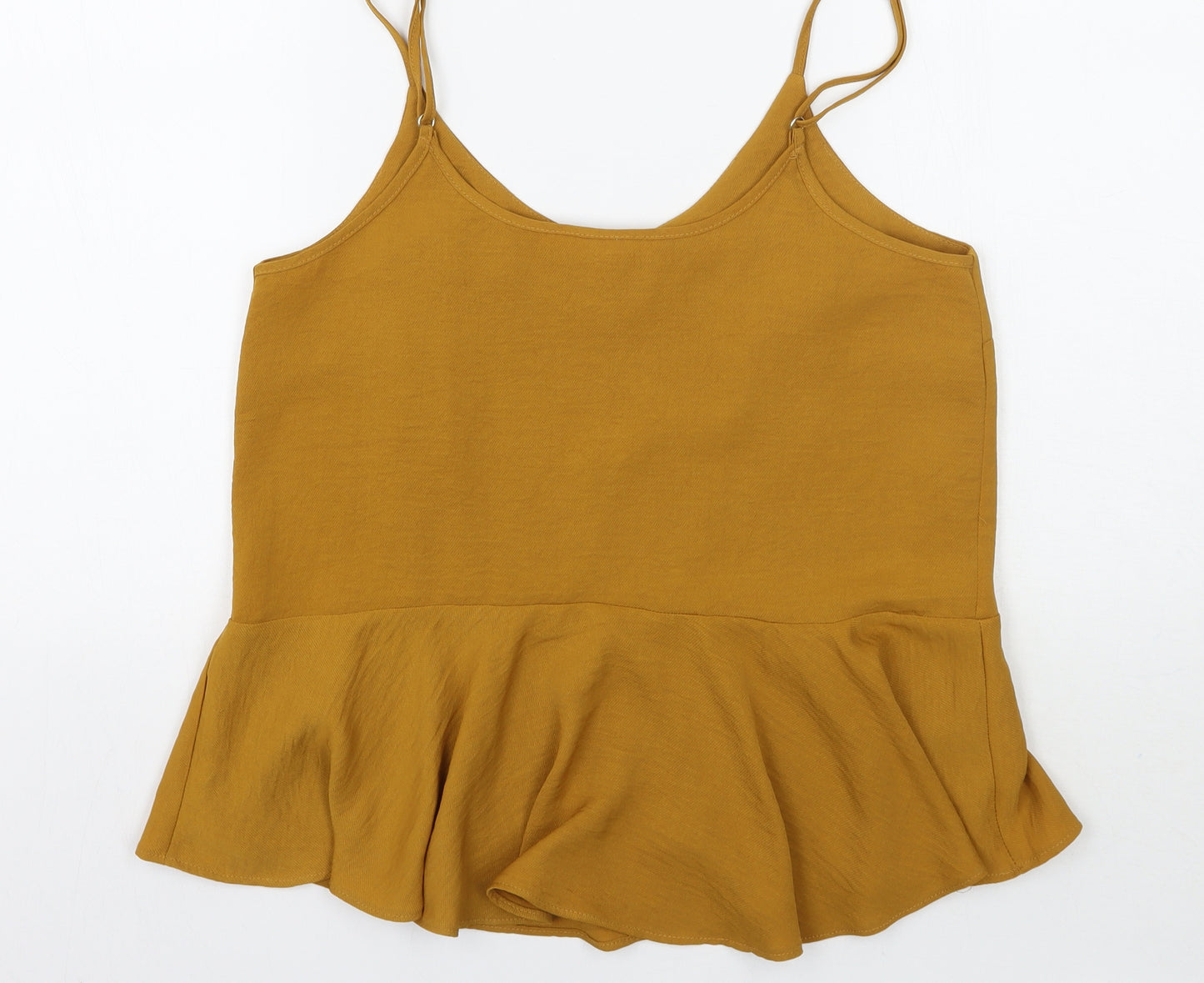 River Island Womens Yellow   Basic Tank Size 10