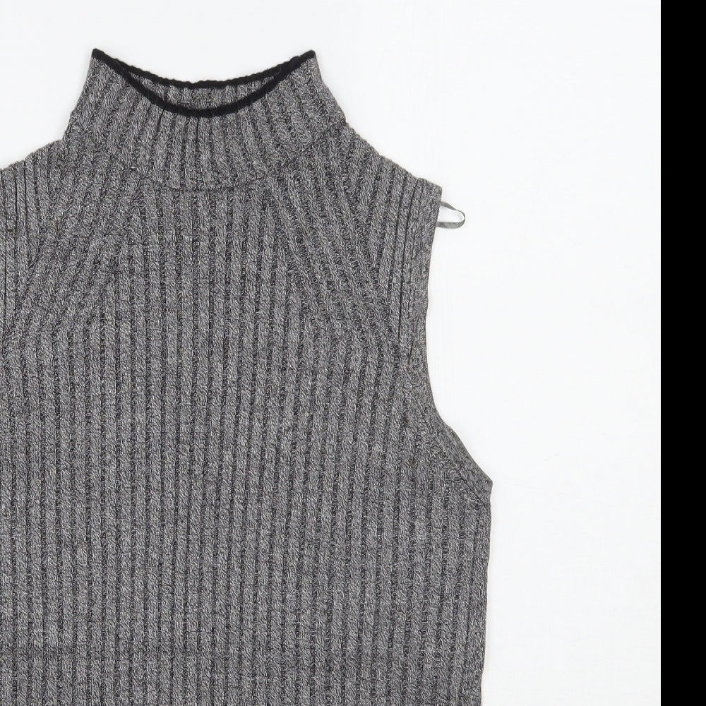 Marks and Spencer Womens Grey   Basic T-Shirt Size 12