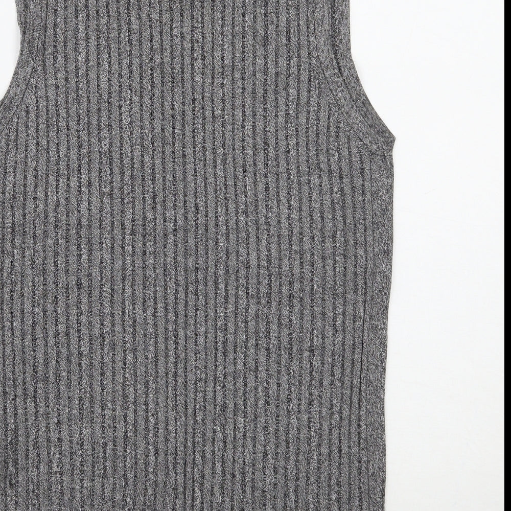 Marks and Spencer Womens Grey   Basic T-Shirt Size 12