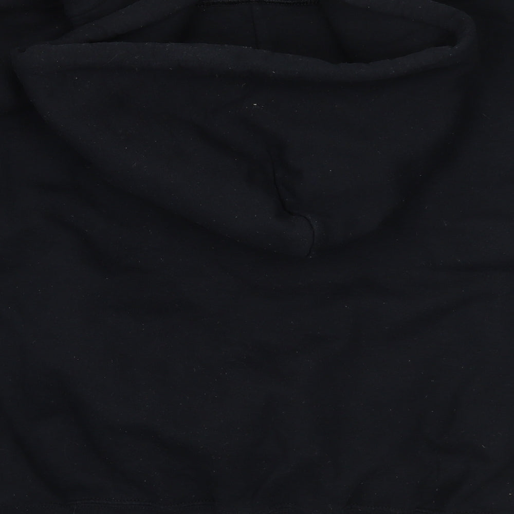 PRETTYLITTLETHING Womens Black   Pullover Hoodie Size L