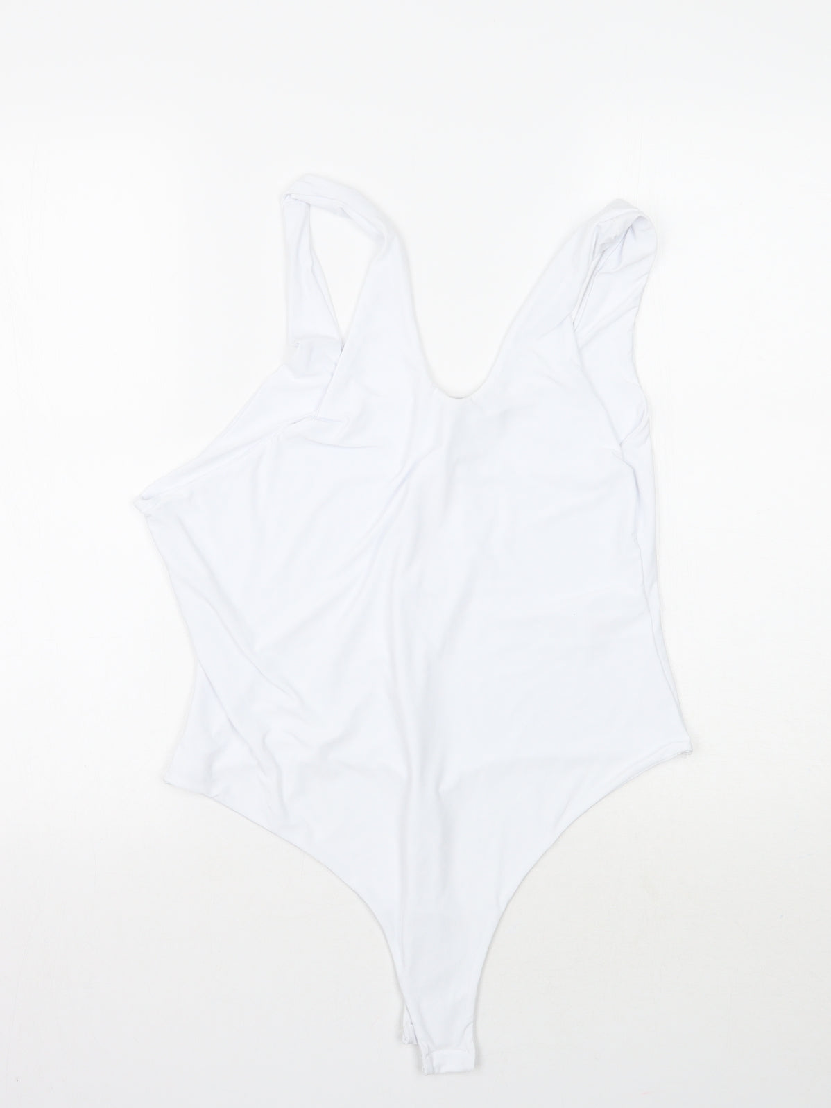 I SAW IT FIRST Womens White   Bodysuit  Size 18  - One sided side boob