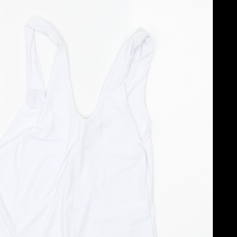 I SAW IT FIRST Womens White   Bodysuit  Size 18  - One sided side boob