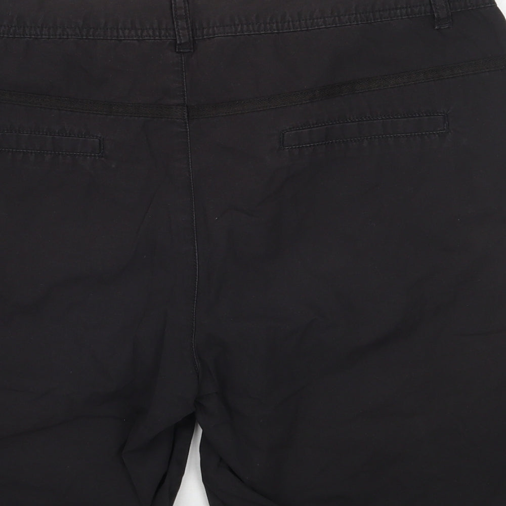 Mantaray Womens Black   Cargo Shorts Size 14