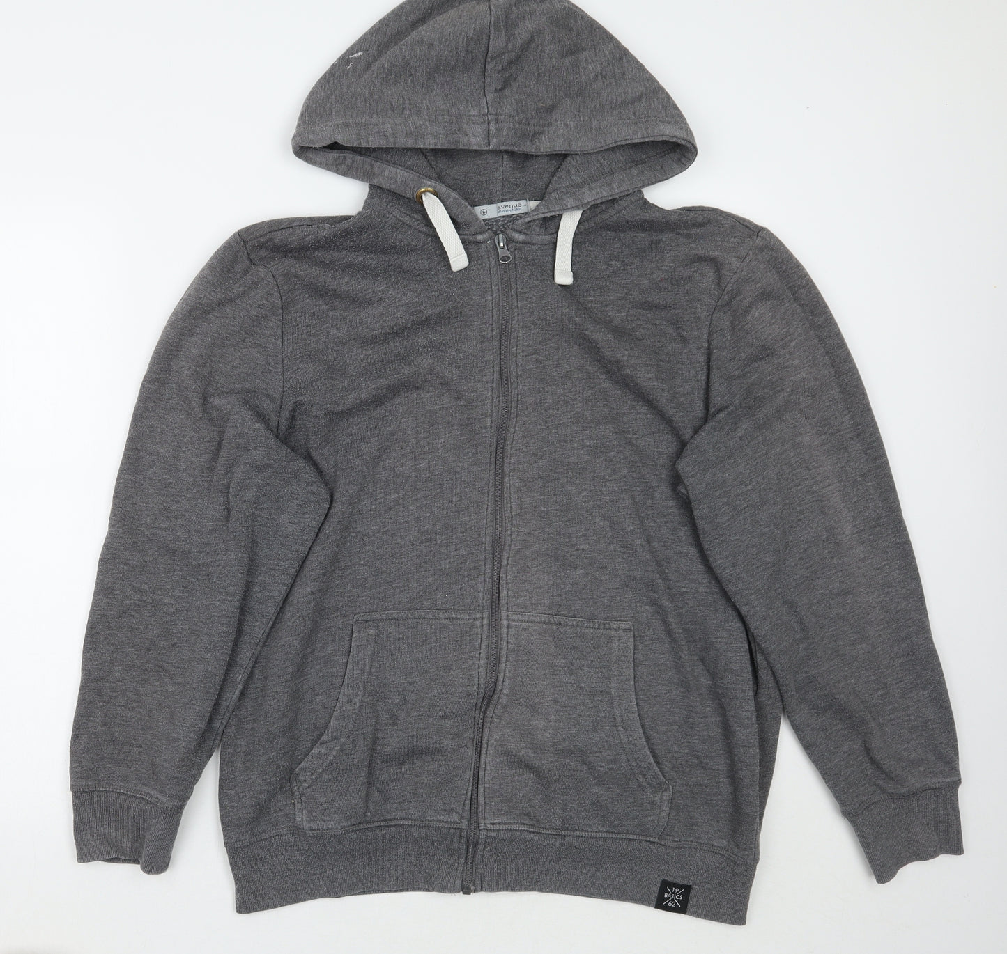 Avenue Mens Grey  Rayon Jacket Coat Size L