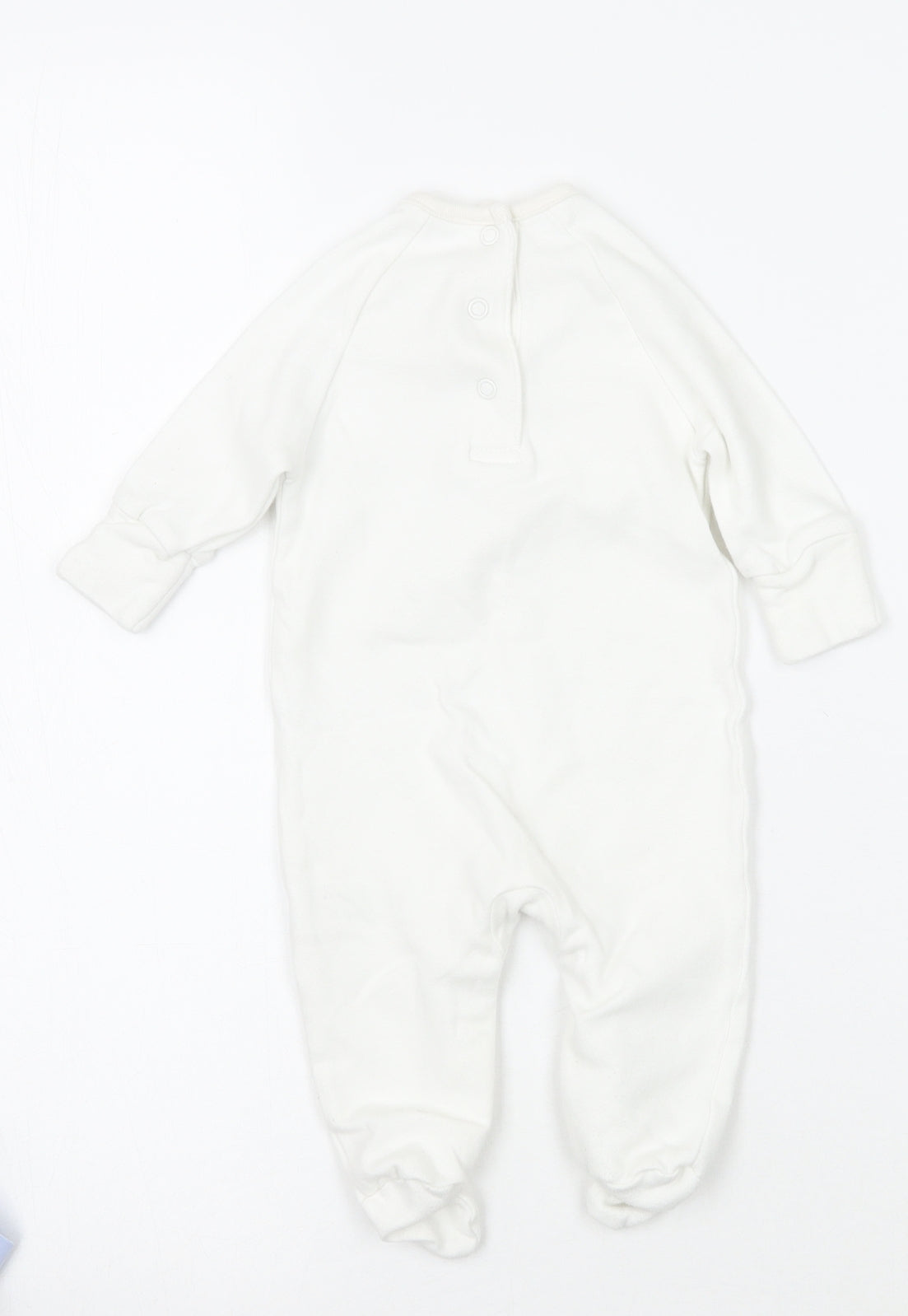 Matalan Girls White   Babygrow One-Piece Size 0-3 Months