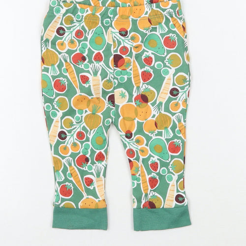 Nutmeg Boys Green Geometric  Sweatpants Trousers Size 3-6 Months