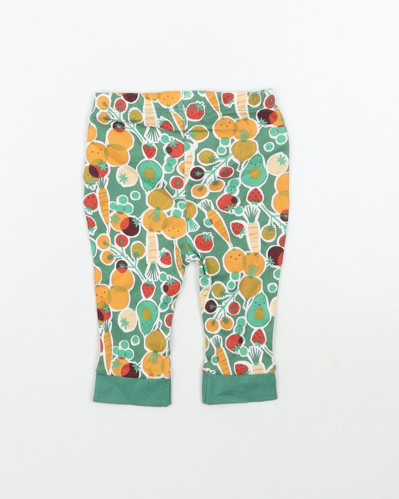 Nutmeg Boys Green Geometric  Sweatpants Trousers Size 3-6 Months