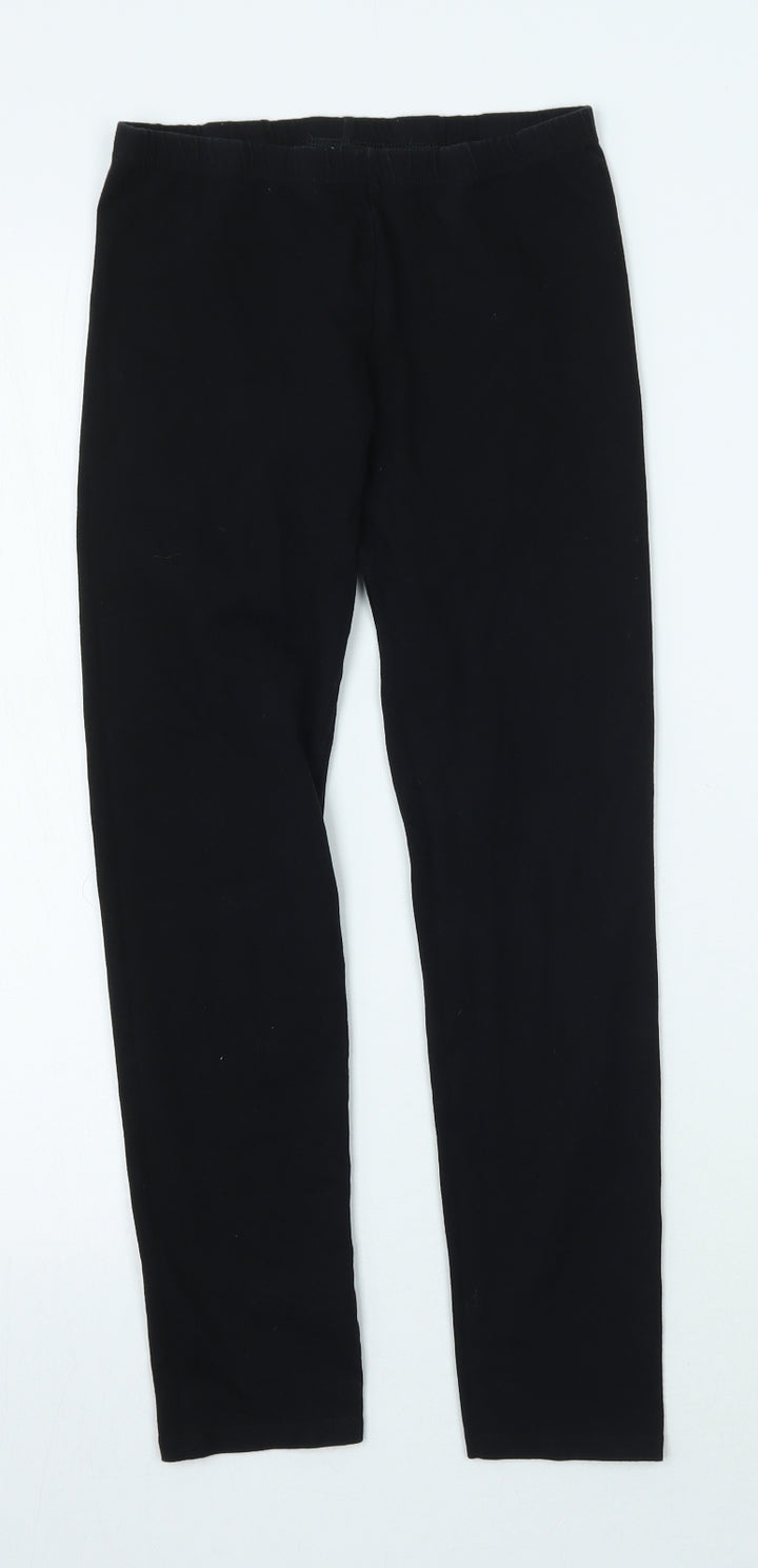 Nutmeg Girls Black   Jegging Trousers Size 12 Years