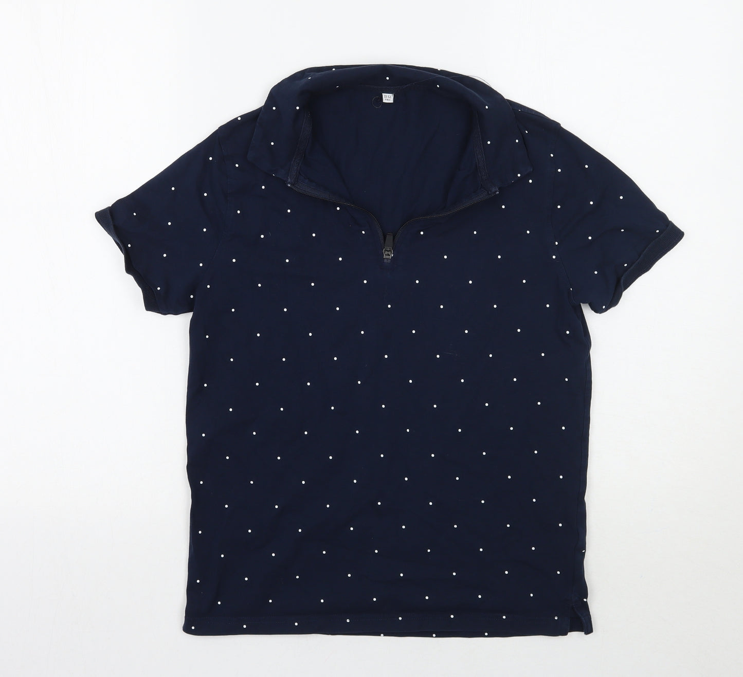 Marks and Spencer Boys Blue Polka Dot  Basic T-Shirt Size 12 Years