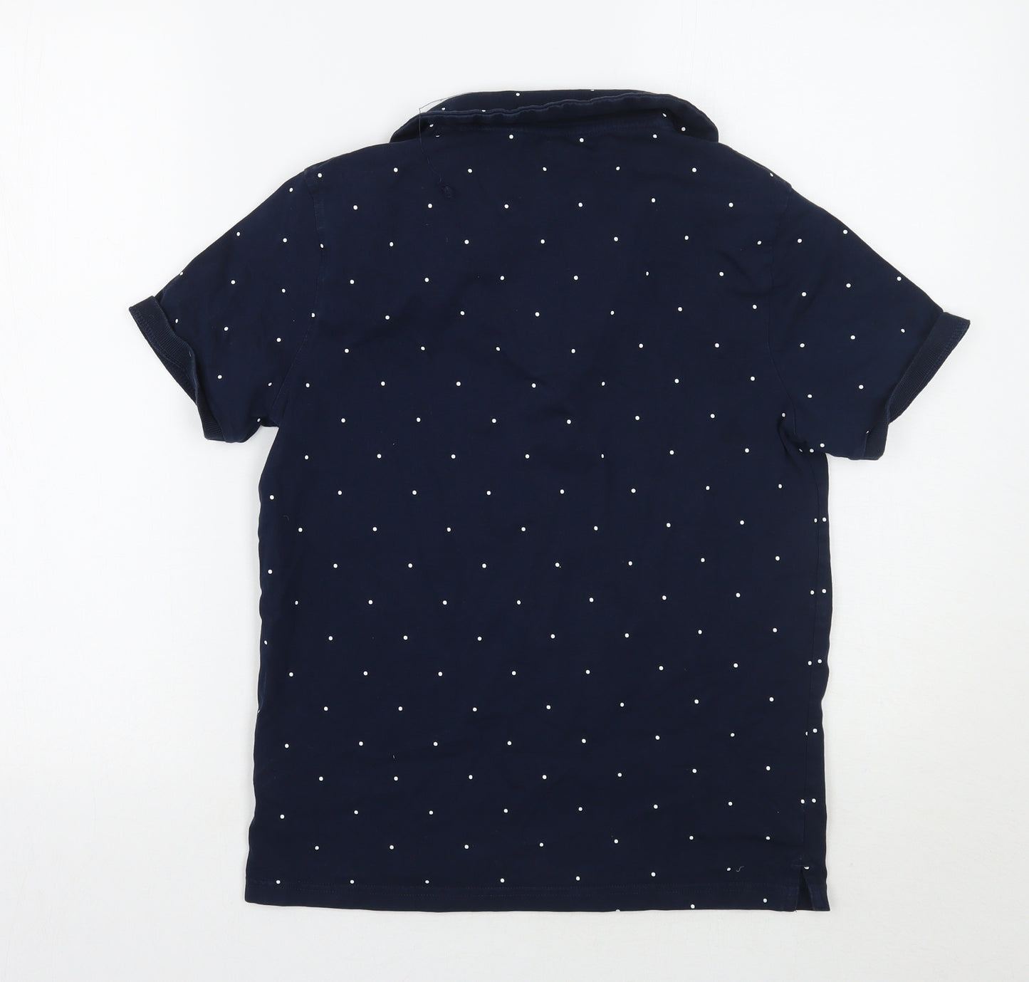 Marks and Spencer Boys Blue Polka Dot  Basic T-Shirt Size 12 Years