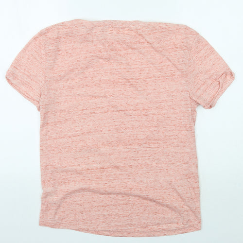 Cedar Wood State Womens Pink   Basic T-Shirt Size M