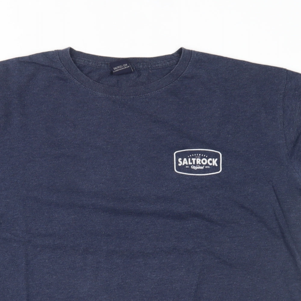Saltrock Mens Blue    T-Shirt Size L