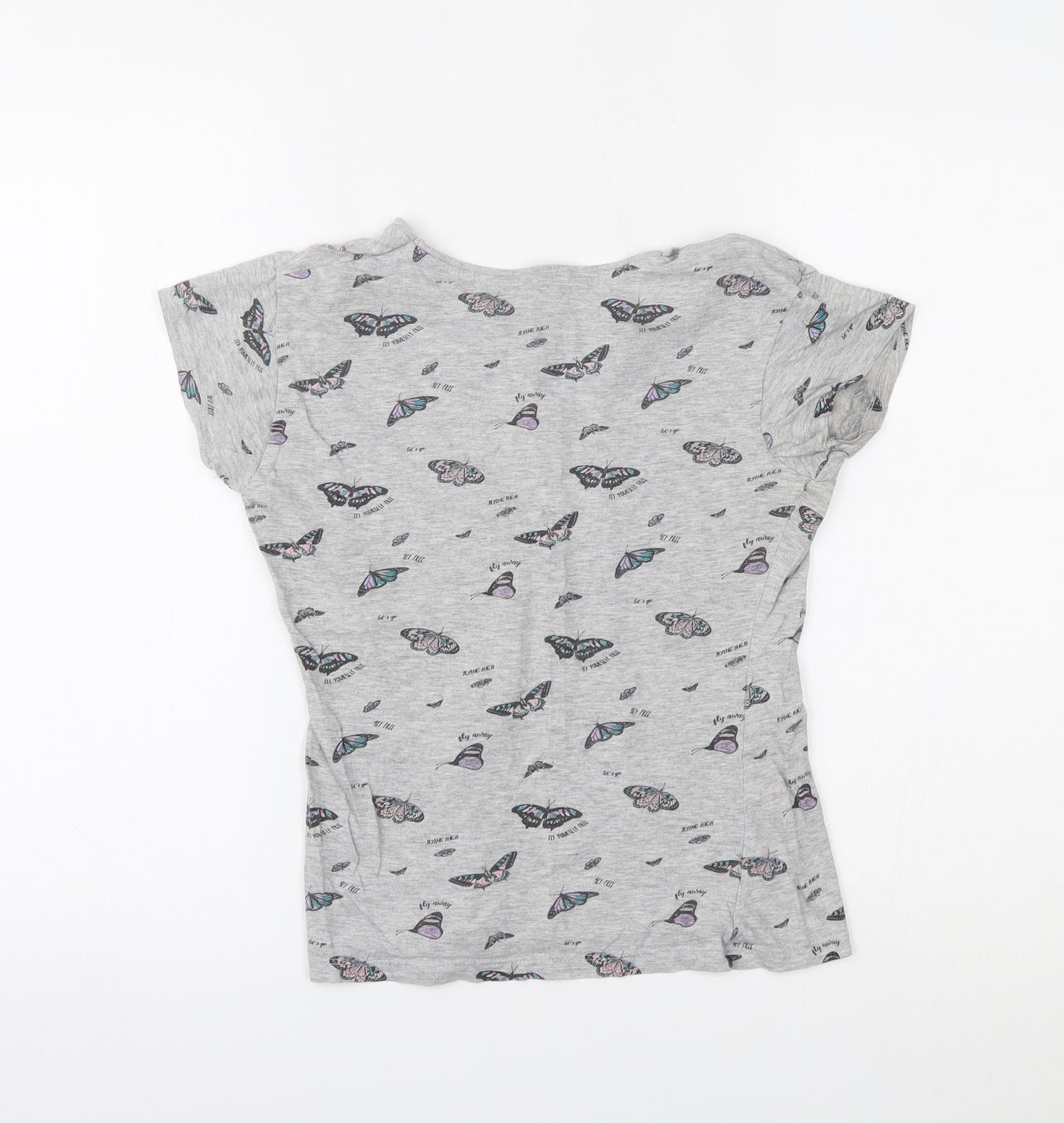 Primark Womens Grey   Basic T-Shirt Size 6