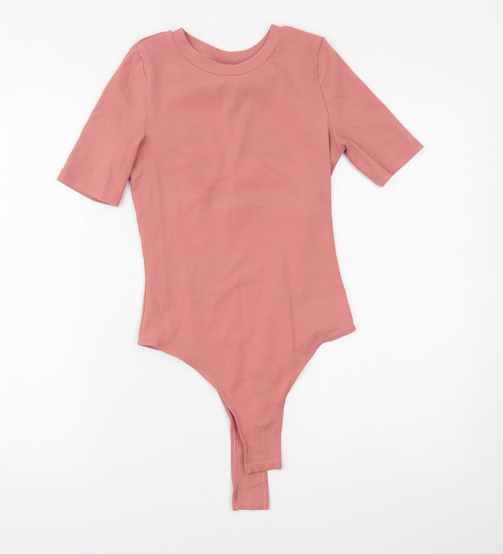 SheIn Womens Pink   Bodysuit One-Piece Size XS