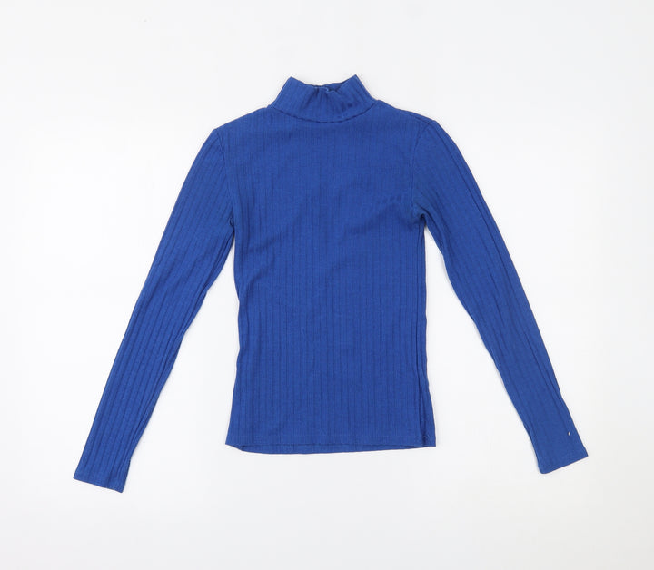 Topshop Womens Blue   Basic Blouse Size 6