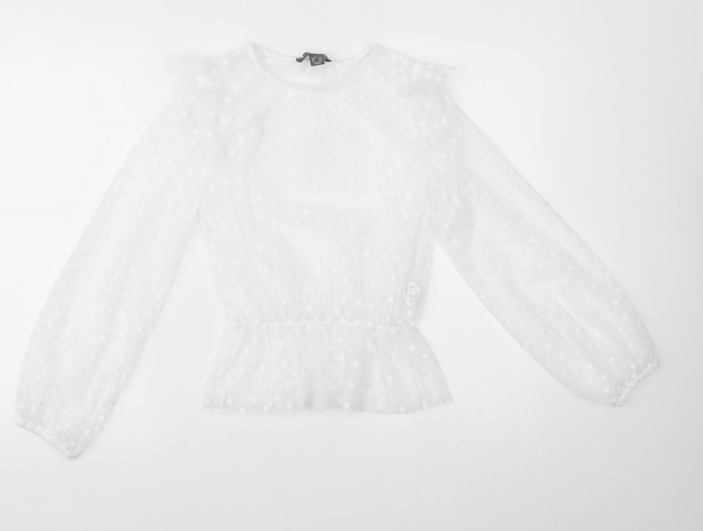 Primark Womens White   Basic Blouse Size XS
