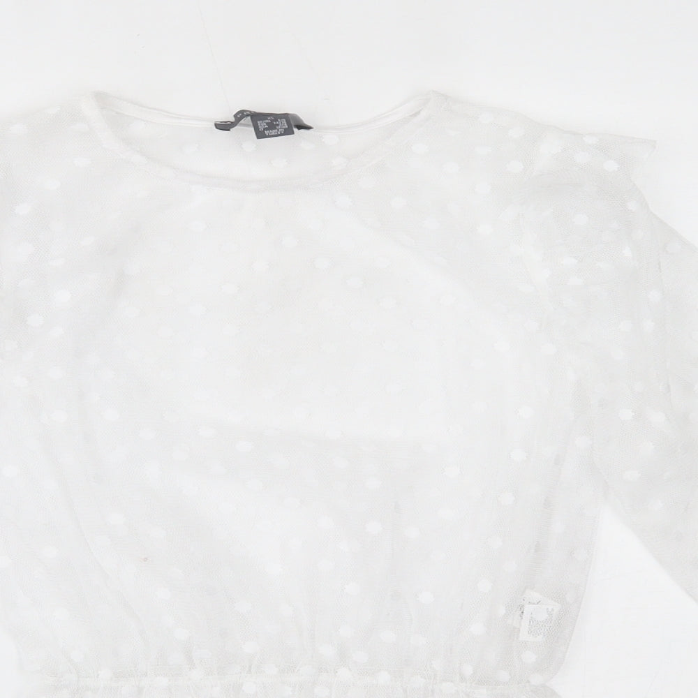 Primark Womens White   Basic Blouse Size XS