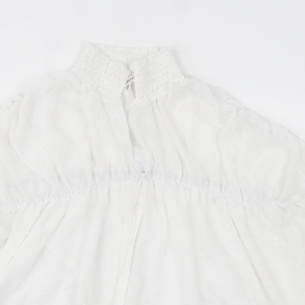 Missguided Womens White   Basic Blouse Size 6