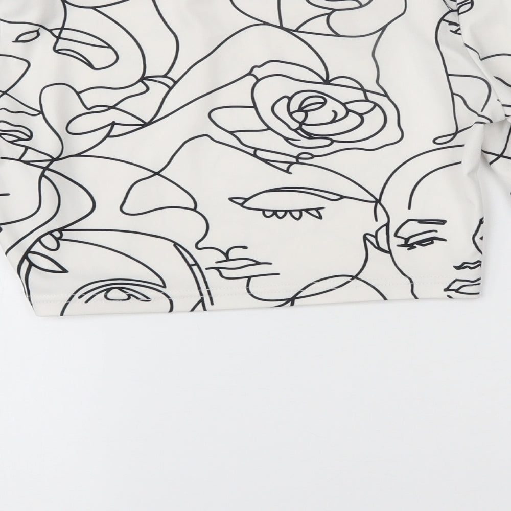 SheIn Womens White   Cropped Tank Size XS