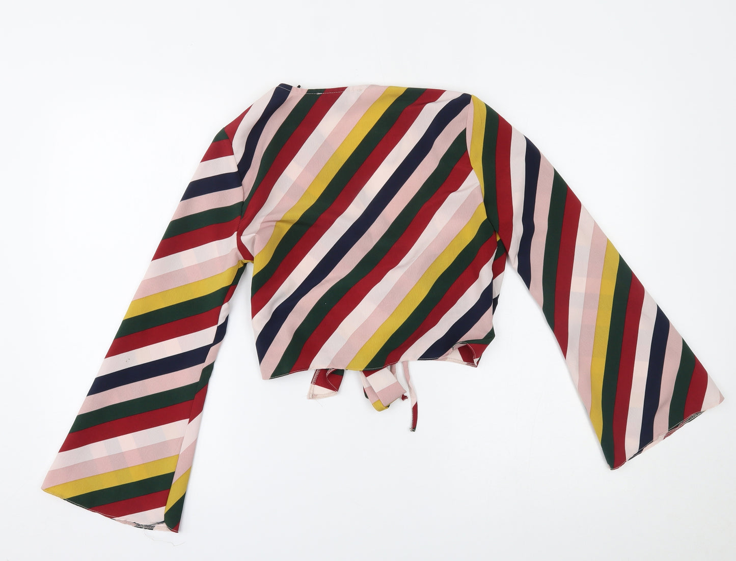 Primark Womens Multicoloured Striped  Basic Blouse Size 6