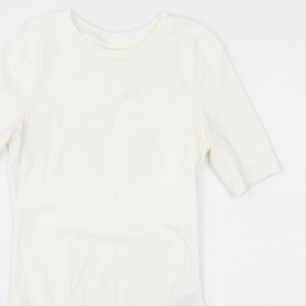 SheIn Womens White   Bodysuit One-Piece Size XS