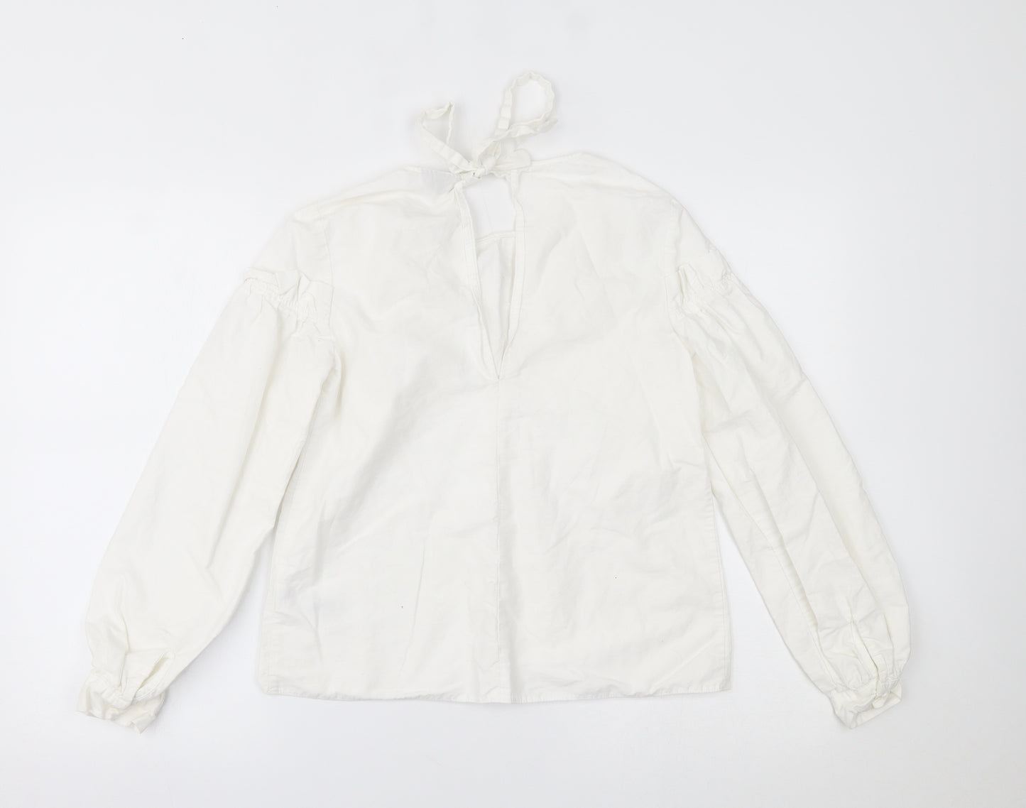 Topshop Womens White   Basic Blouse Size 6