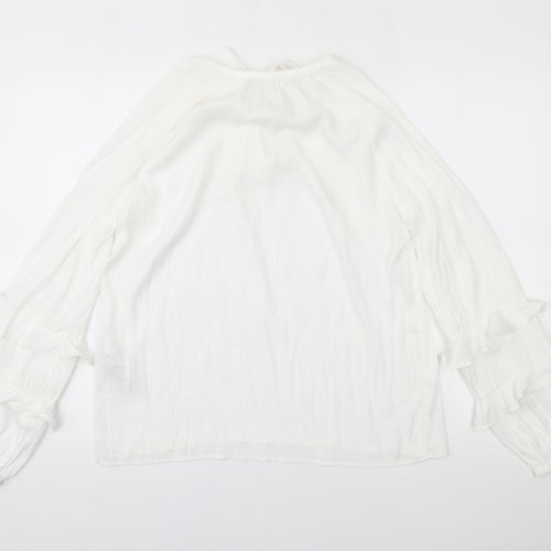 VILA Womens White   Basic Blouse Size 6