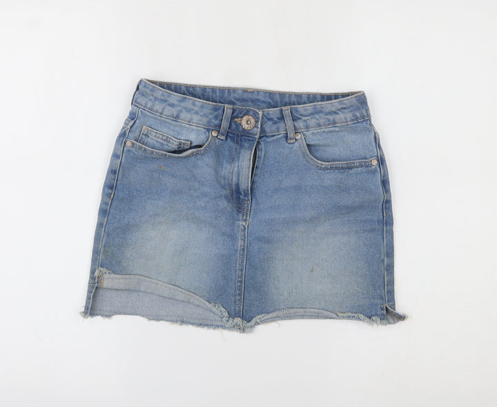 NEXT Girls Blue Mini Skirt Size 12 Years