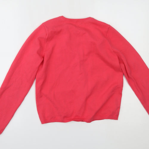 George Girls Pink   Cardigan Jumper Size 11-12 Years