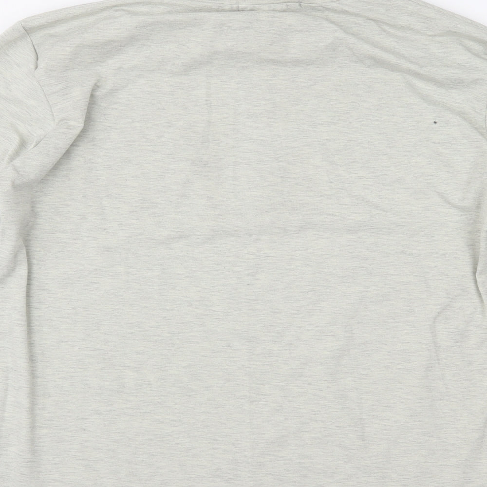 Allegra K Mens Grey    T-Shirt Size L