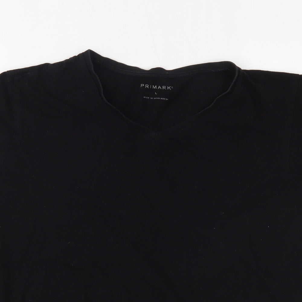 Primark Womens Black   Basic T-Shirt Size L