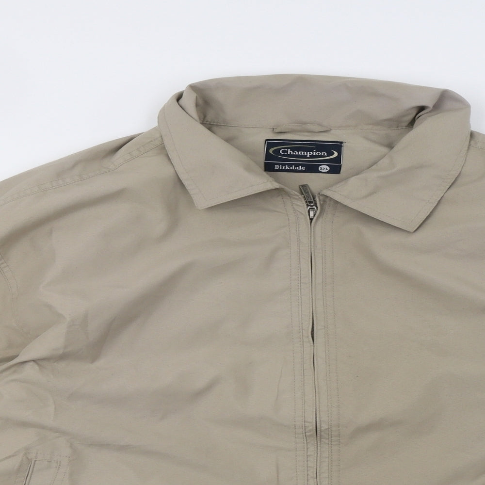 Champion Mens Beige   Jacket  Size 2XL