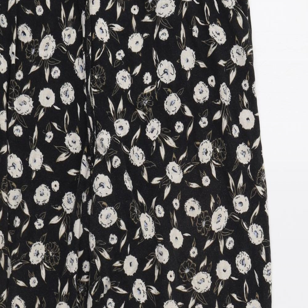 NEXT Womens Black Floral   Lounge Pants Size 18