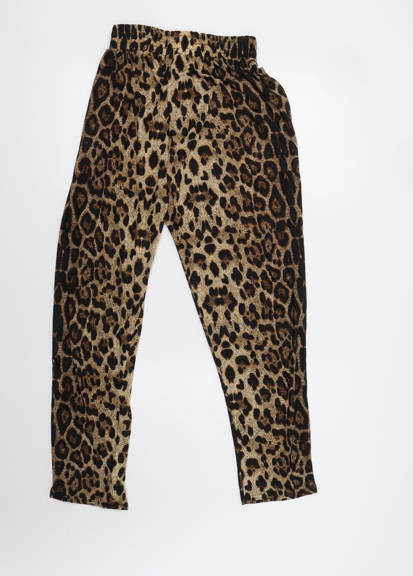 Preworn Womens Brown Animal Print   Lounge Pants Size L