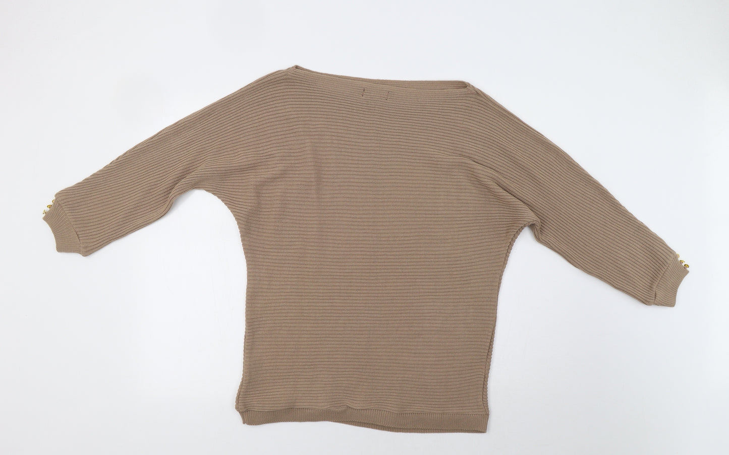 Lipsy Womens Beige   Pullover Jumper Size 8